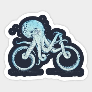 octopus bike Sticker